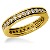 Eternity ring i gult guld med runda, briljantslipade diamanter (ca 0.87ct)
