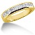 Vigsel & Frlovningsring i gult guld med 11st diamanter (1.32ct)