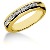 Vigsel & Frlovningsring i gult guld med 15st diamanter (0.3ct)