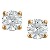rhngen i rdguld med runda, briljantslipade diamanter 4.8 mm (0.8 ct.)