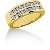 Vigsel & Frlovningsring i gult guld med 20st diamanter (0.6ct)