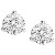 rhngen i platina med runda, briljantslipade diamanter 4 mm (0.5 ct.)