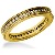 Eternity ring i gult guld med runda, briljantslipade diamanter (ca 0.39ct)