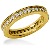 Eternity ring i gult guld med runda, briljantslipade diamanter (ca 0.64ct)