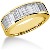 Vigsel & Frlovningsring i gult guld med 13st diamanter (2.34ct)