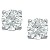 rhngen i platina med runda, briljantslipade diamanter 4 mm (0.5 ct.)