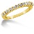Vigsel & Frlovningsring i gult guld med 13st diamanter (0.39ct)