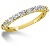 Vigsel & Frlovningsring i gult guld med 13st diamanter (0.65ct)